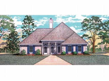 One-Story House Plan, 021H-0053