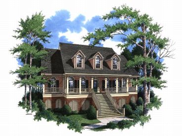Southern Country Home, 017H-0028