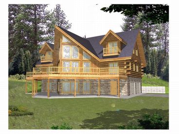 Waterfront Home, Rear, 012L-0031