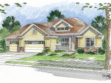 Traditional House Plan, 050H-0081