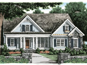 Traditional House Plan, 086H-0003