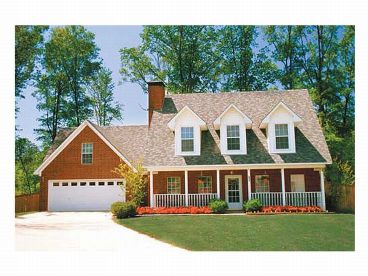 Country Home Plan Photo, 025H-0017