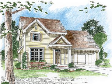 Two-Story Home Design, 050H-0071