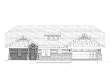 Craftsman House Design, 062H-0081