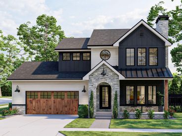 Two-Story House Plan, 050H-0407