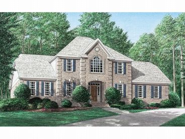 Two-Story House Plan, 011H-0018