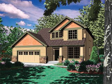 Two-Story House Plan, 034H-0104