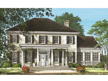 Southern Colonial Home, 063H-0082