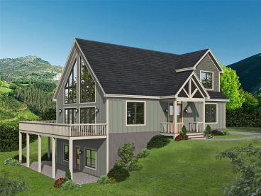 Mountain House Plan, 062H-0368