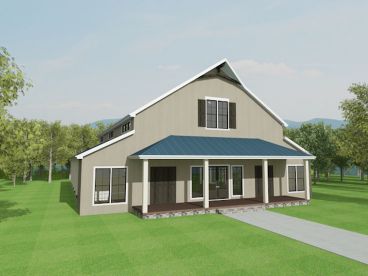 2-Story House Plan, 075H-0009