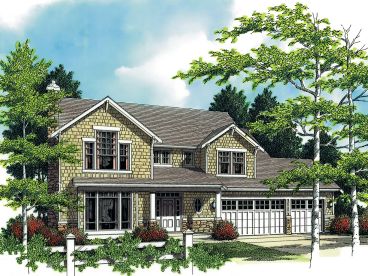 Craftsman House Plan, 034H-0400
