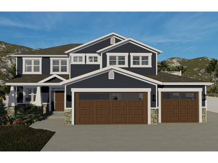 Two-Story Home Plan, 065H-0090