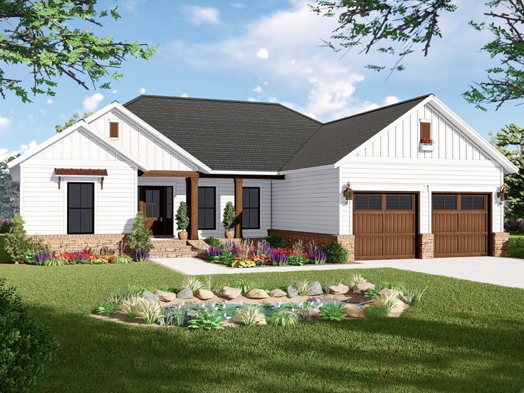 Small Ranch House Plan, 001H-0244 