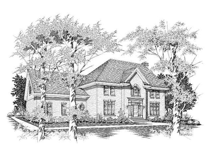 Two-Story Home Design, 061H-0104