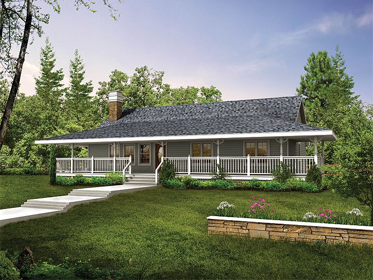 Country Home Plan, 032H-0078