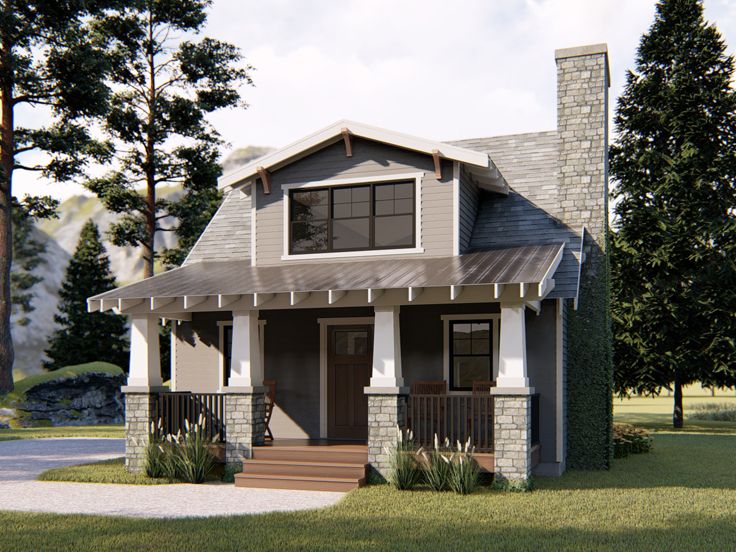 Vacation Cottage House Plan, 050H-0147