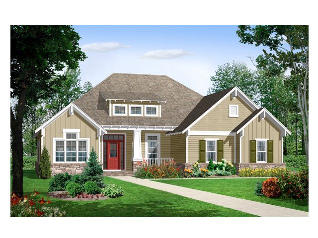 Craftsman House Plan, 001H-0045