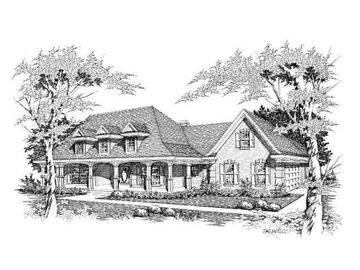 Southern Country Home, 061H-0100