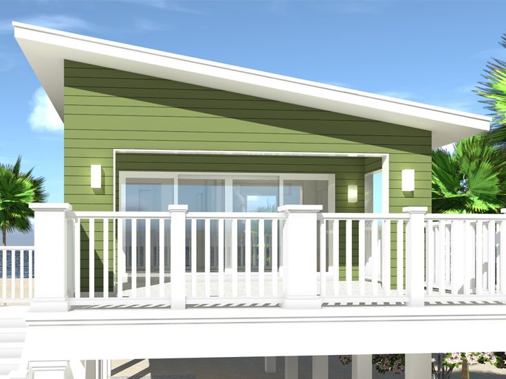 Tiny Beach House Plan, 052H-0139