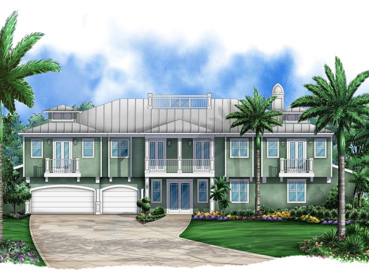 Coastal Home Plan, 070H-0004