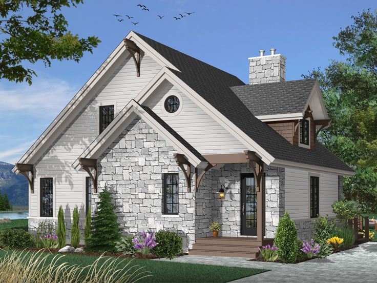 Two-Story House Plan, 027H-0078