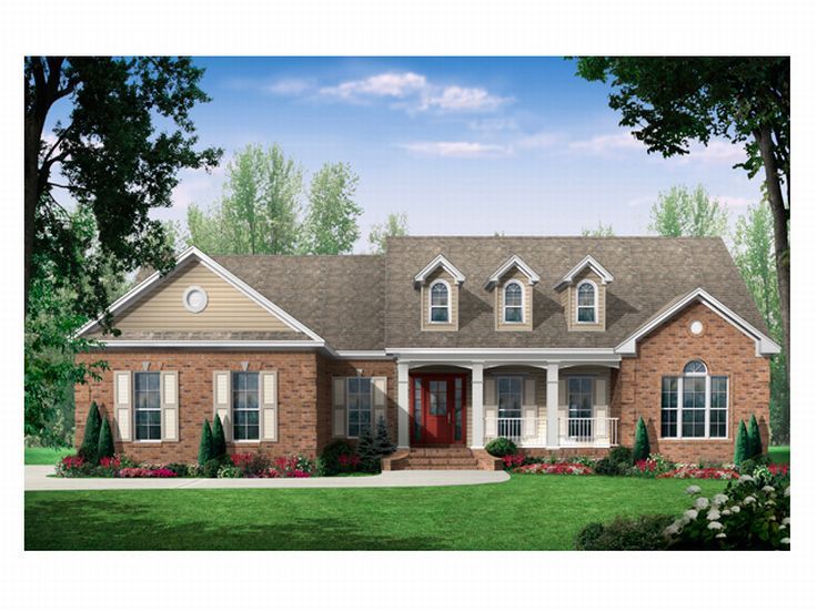 Country House Plan, 001H-0077
