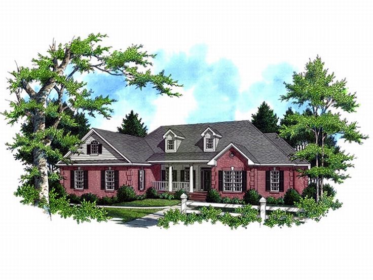 Traditional House Plan, 001H-0117