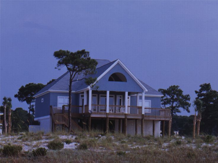 Coastal House Plan, 017H-0034