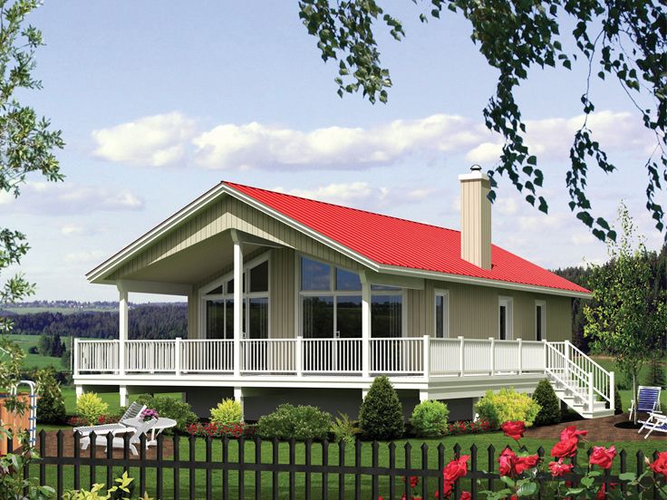 Vacation House Plan, 072H-0202