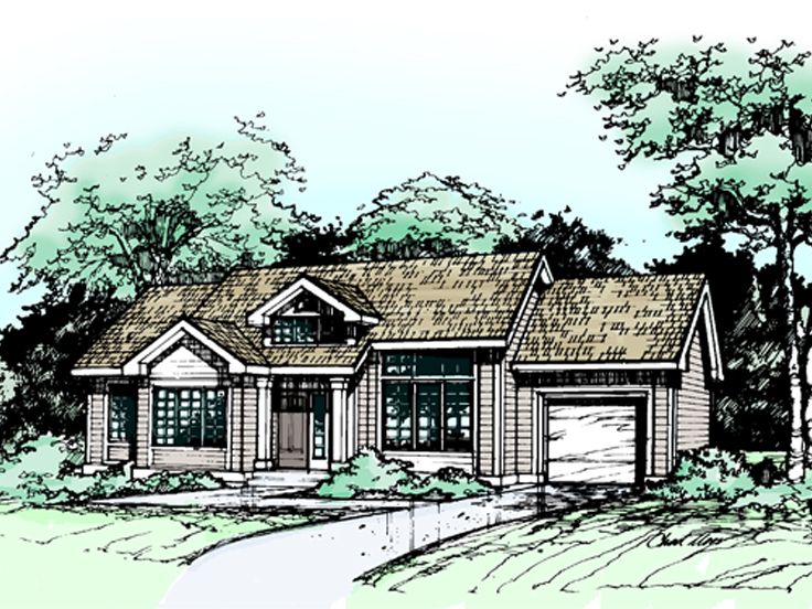 Small Home Plan, 022H-0087