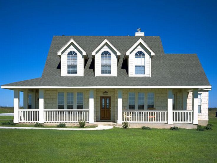 Plan 036h 0014 The House, Cape Cod House Plans With Front Porch