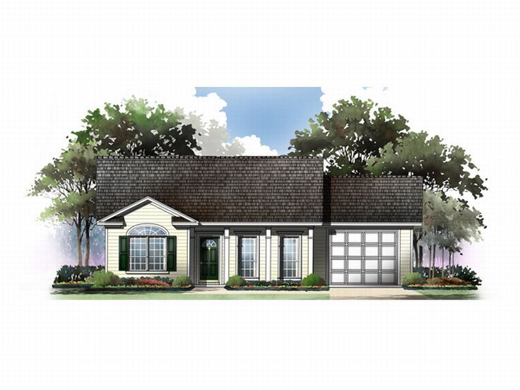 Traditional House Plan, 001H-0010
