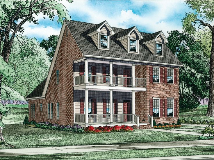 2-Story Home Plan, 025H-0180