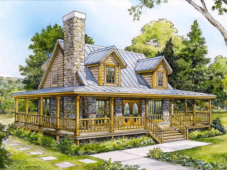 Country House Plan, 008H-0013