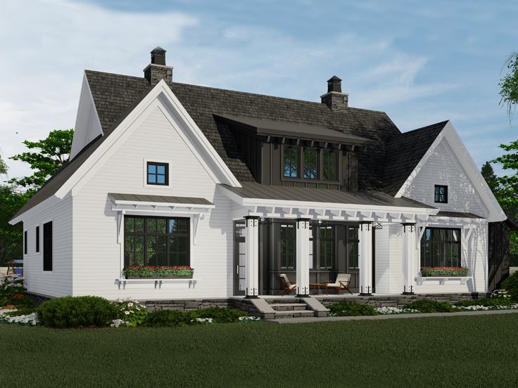 Country House Plan, 023H-0196