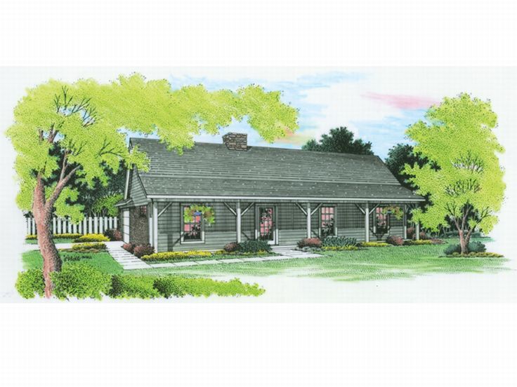 Country Home Plan, 021H-0022