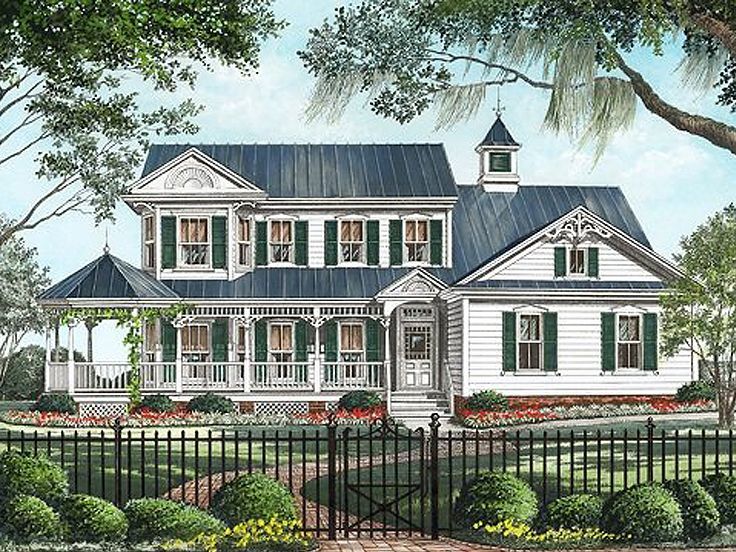 Country Victorian Home, 063H-0067