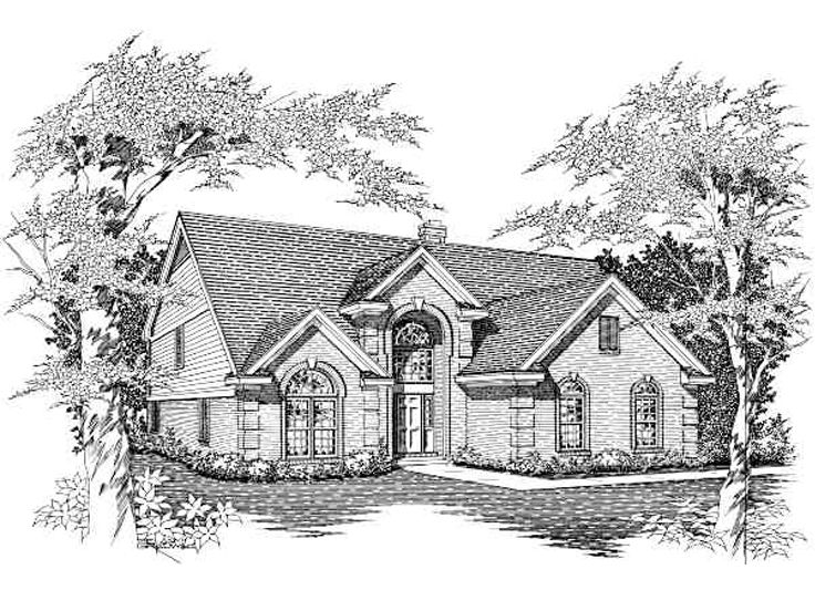 Two-Story Home Plan, 061H-0112