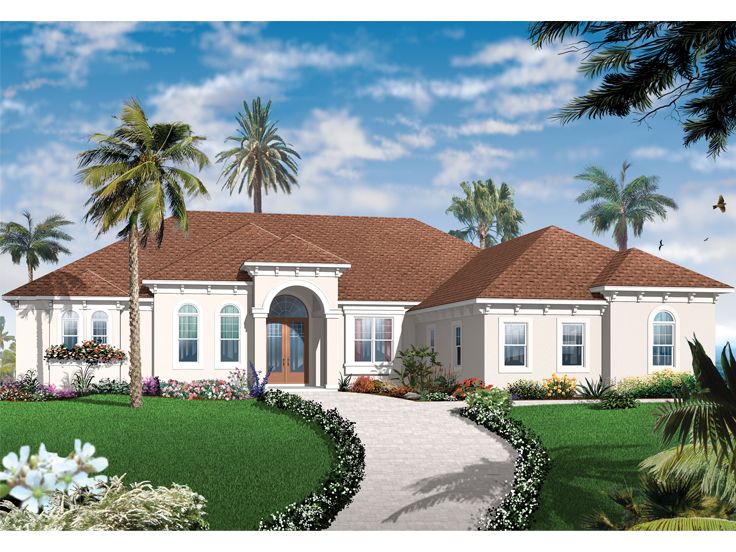 Florida House Design, 027H-0380