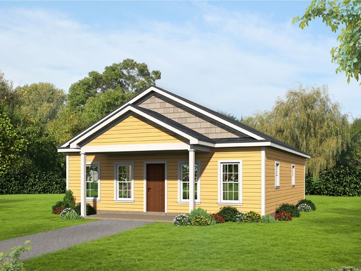 Cottage House Plan, 062H-0144