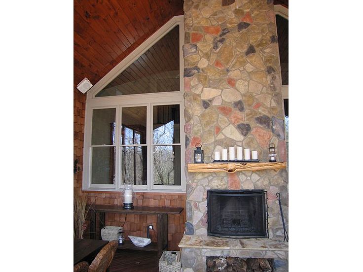 Outdoor Fireplace Photo, 053H-0043