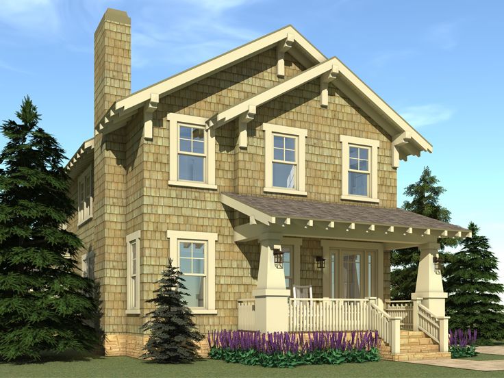 Craftsman House Plan, 052H-0033