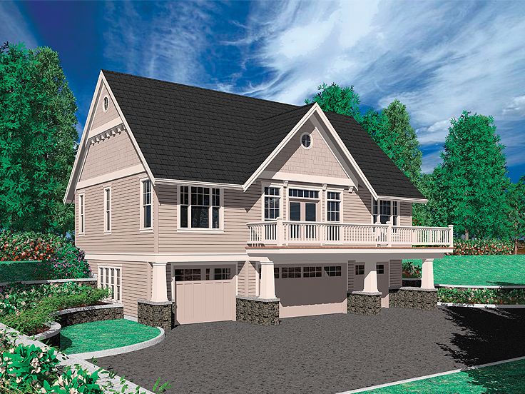 Carriage House  Plans  Craftsman Style Carriage House  Plan  