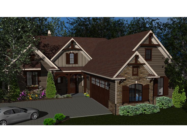 Craftsman House Plan, 049H-0011