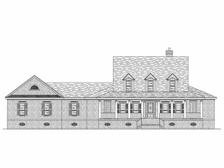 Country House Plan, 017H-0023