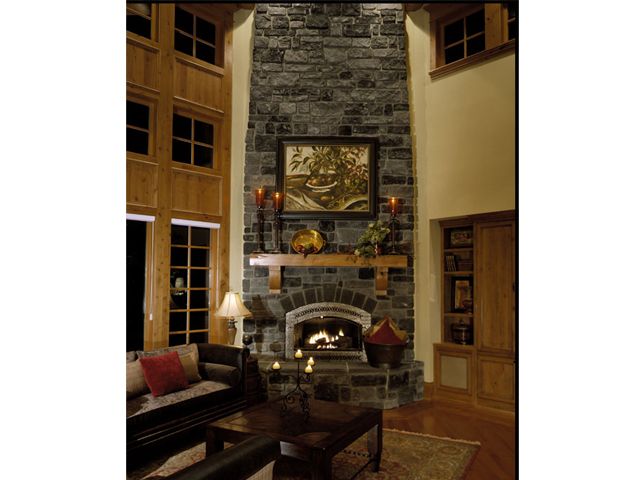 Family Room Fireplace, 035H-0036
