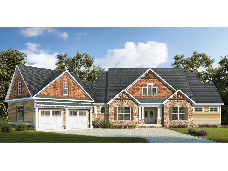 Craftsman House Plan, 019H-0186