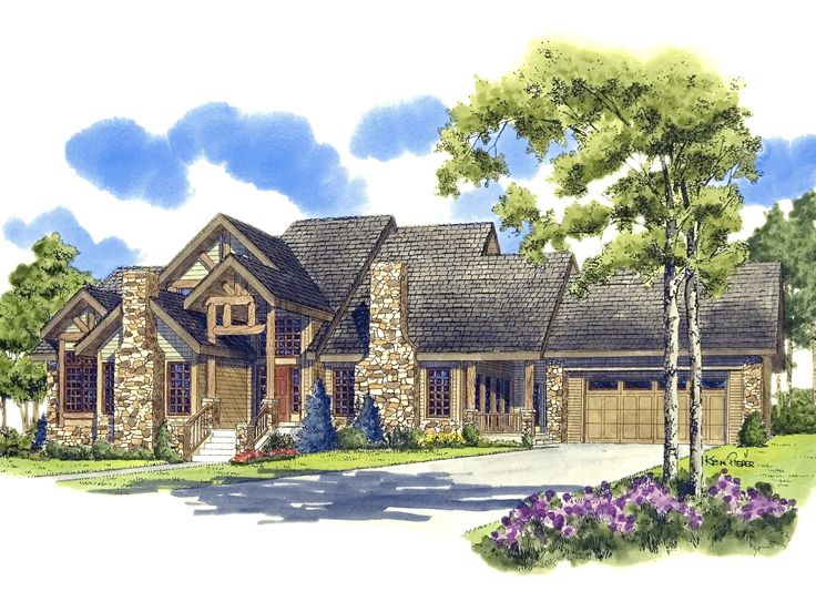 Craftsman House Plan, 066H-0005