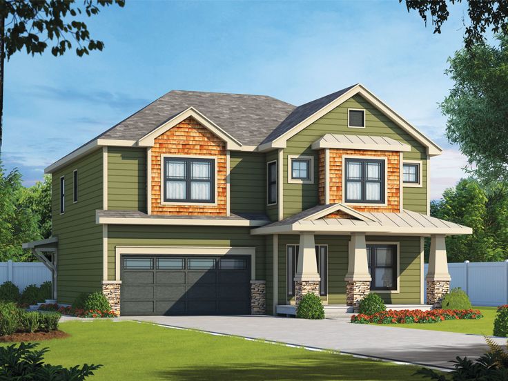 Two-Story House Plan, 031H-0294