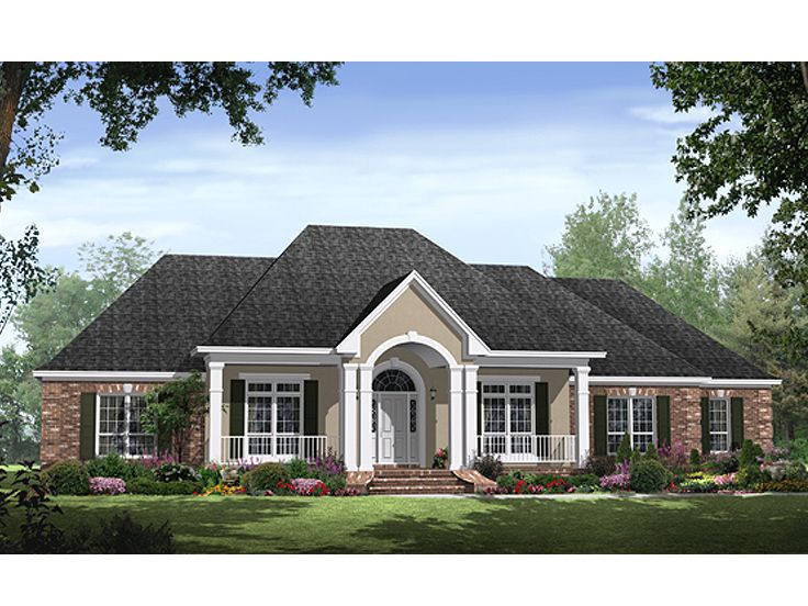 Southern House Design, 001H-0201